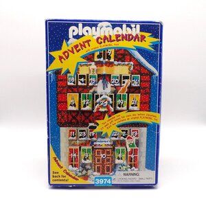 Playmobil Christmas Advent Calendar 3974 Holiday Countdown 1997 Complete READ